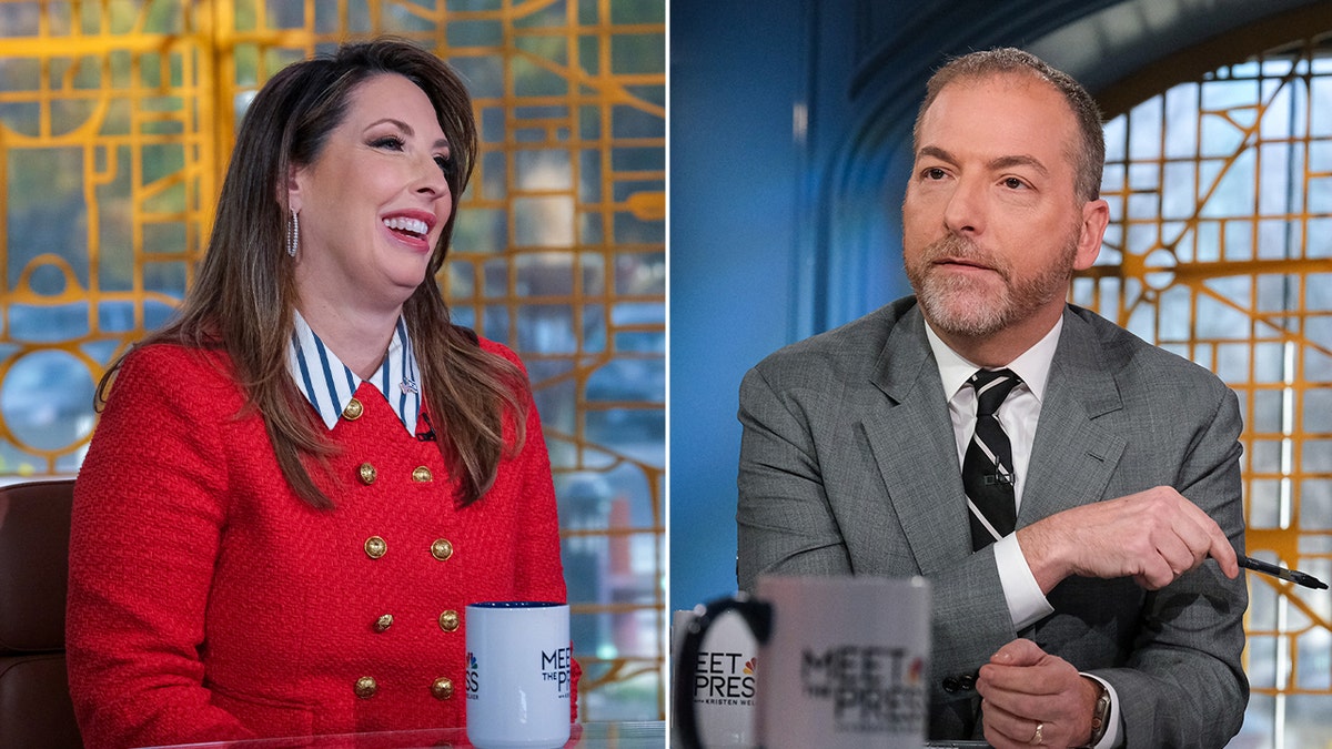 Ronna McDaniel and Chuck Todd