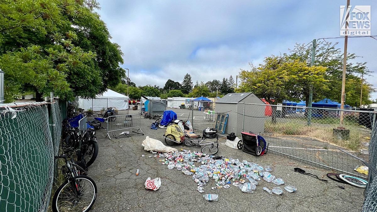 Homeless camp